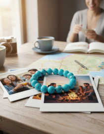 Blue Turquoise Bracelet 8MM