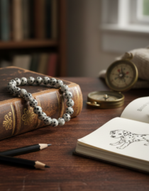 Dalmatian Jasper Bracelet 8MM