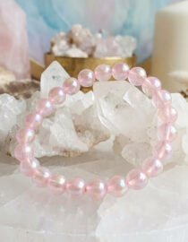 Pink Angel Aura Bracelet 8MM