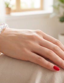 Angel Aura Pearl finish Bracelet 8MM