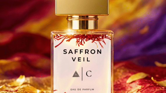 Saffron Veil – Eau de Parfum for Women| Sweet Floral Amber | Luxe Evening Perfume