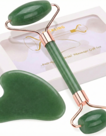 Jade Face roller & Gua sha set